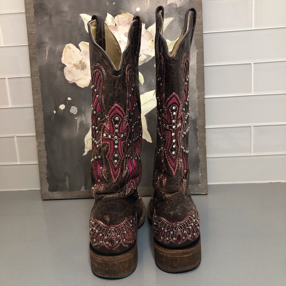Corral Vintage Boots sz 9 - Picture 3 of 16